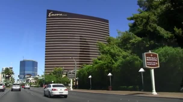 Las Vegas Blvd jelenet — Stock videók