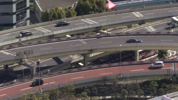 Autopista de Tokio ocupada — Vídeo de stock