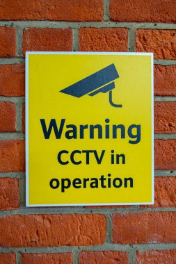 İşlem işaretinde CCTV uyarısı