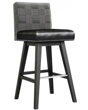 Beyaz arka plan üzerinde izole tabure. Dijital illustration.3d işleme