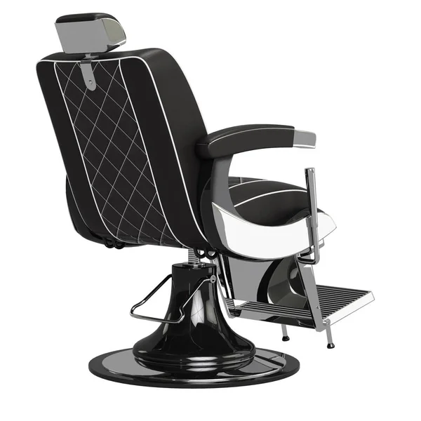 Barber Chair Isolated White Background Digital Illustration Rendering — Stock Photo, Image