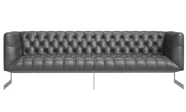 Klassieke Getufte Sofa Geïsoleerd Een Witte Achtergrond Digital Illustration Rendering — Stockfoto