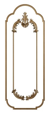 Klasik döküm çerçeve süsleme dekor ile