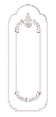 Klasik döküm çerçeve süsleme dekor ile