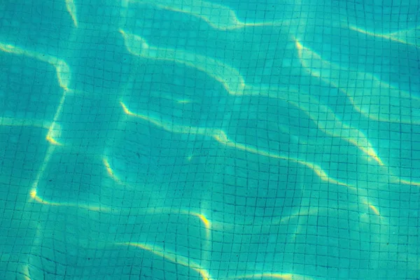 Textur Boden Des Pools Mit Wasser — Stockfoto