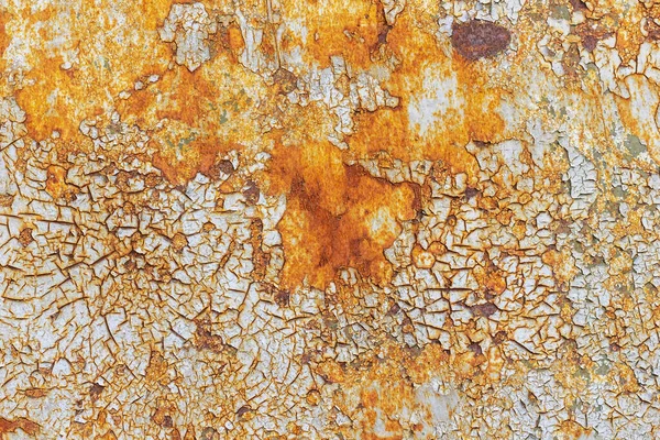 Ржавая Металлическая Поверхность Грандиозный Металлический Фон Царапинами Трещинами — стоковое фото
