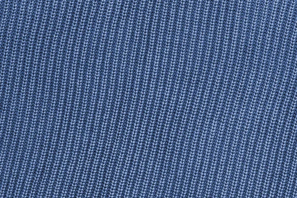 Niebieski Dzianina Tekstury Tła — Zdjęcie stockowe