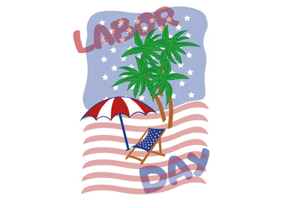 Labor Day - National american holiday.Vector Illustration.