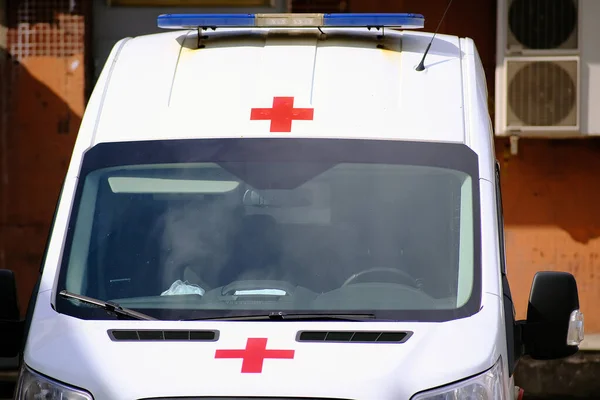 Croci Rosse Sono Simbolo Misericordia Segnali Speciali Ambulanze Fornire Assistenza — Foto Stock