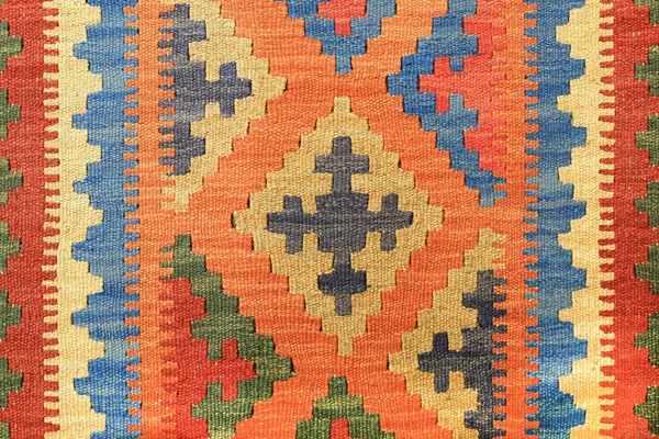Texture Carpet Ornament Bright Colours Oriental Ornament — Stock Photo, Image