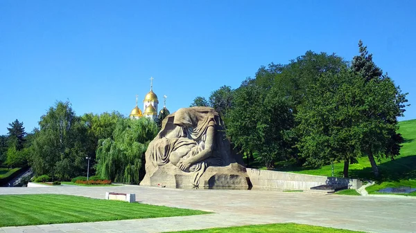 Monument Grieving Mother Volgograd Russia — Stock Photo, Image