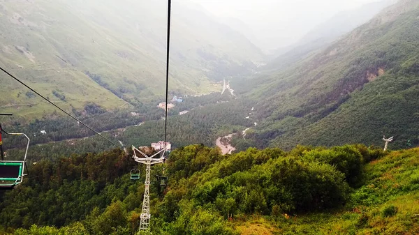 Панорама Прекрасних Кавказьких Зелених Гір — стокове фото