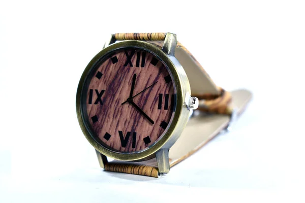 Reloj Pulsera Sobre Fondo Blanco —  Fotos de Stock