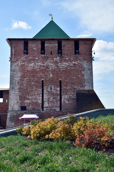 Red Brick Kremlin Tower — Stock Photo, Image