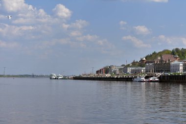 Nehirden Nizhny Novgorod 'un görüntüsü