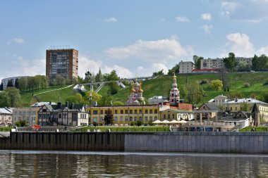 Nehirden Nizhny Novgorod 'un görüntüsü