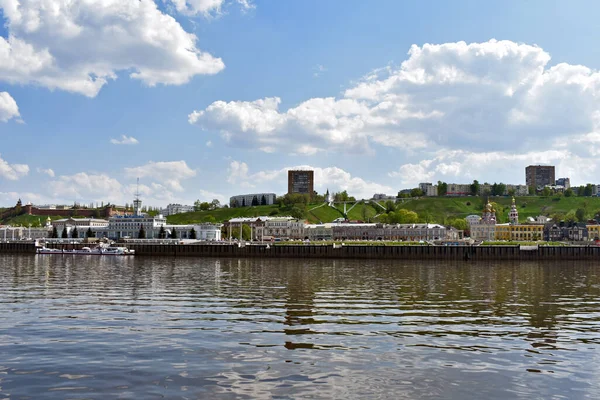 Vista Nizhny Novgorod Desde Río — Foto de Stock