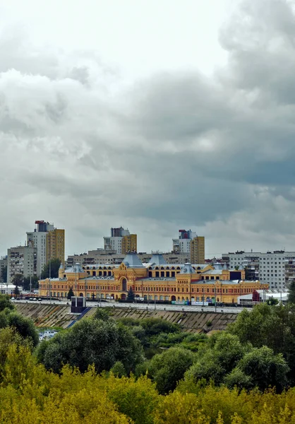 Panorama Nizhny Novgorod Summer — Stock Photo, Image