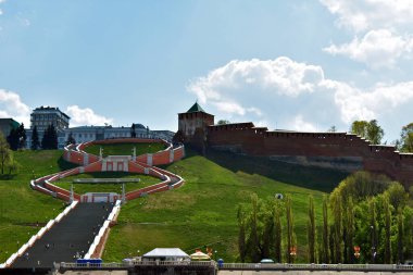 Nehirden Nizhny Novgorod 'un görüntüsü