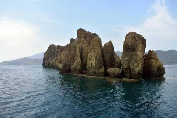 island of stones in the Aegean Sea