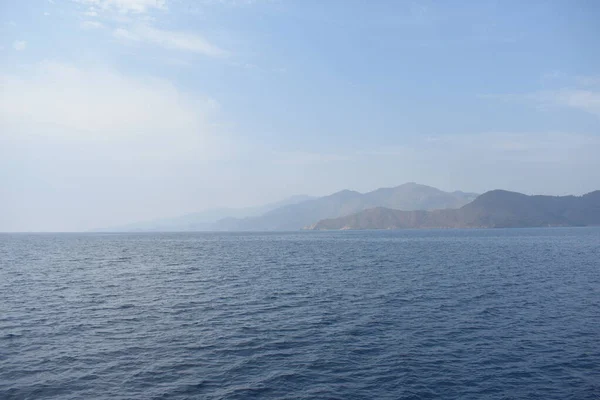 Montañas Mar Egeo Azul — Foto de Stock