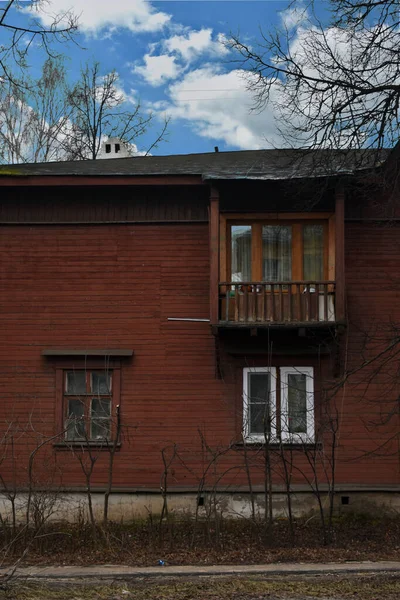 Vieja Casa Madera Nizhny Novgorod — Foto de Stock