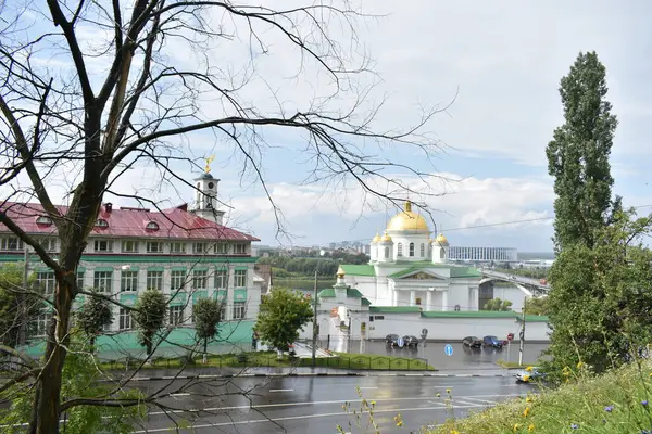 Колокольня Храма Золотым Флюгером — стоковое фото