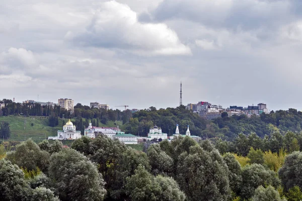 Nyizsnyij Novgorod Panorámája Nyáron — Stock Fotó