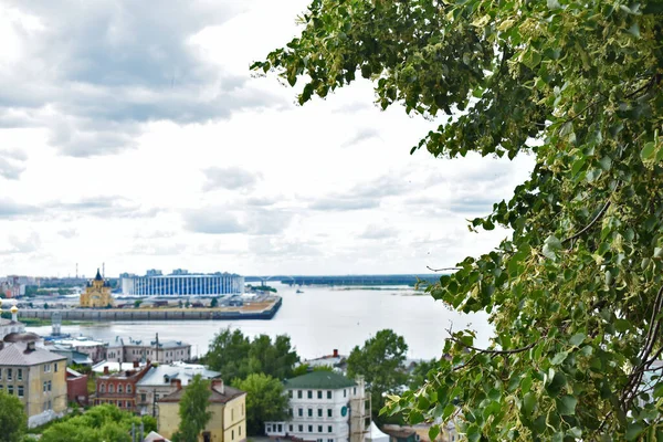 Vista Del Estadio Fútbol Nizhny Novgorod — Foto de Stock