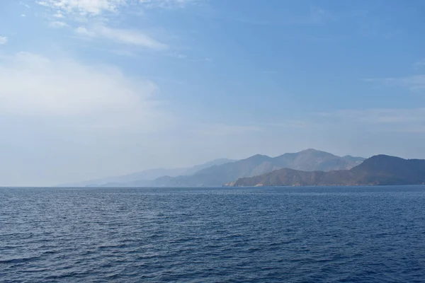 Hermosas Montañas Costa Del Egeo — Foto de Stock