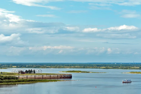 Oka ve Volga nehirlerinin birleşimi