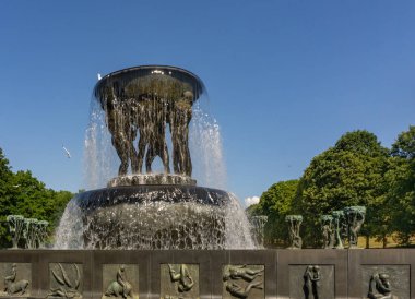 Oslo.Froner Parkı 'nın popüler yerleri.