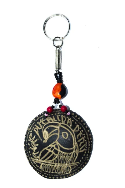 Orman Amazon toucan oyma çizim ile yerel bir çağrı.