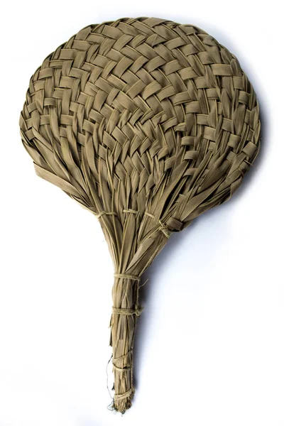 Fan beyaz arka plan ile saman dokuma.