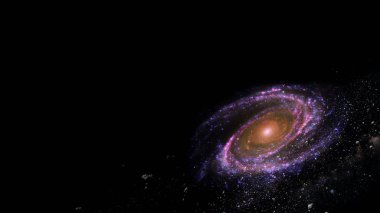 Evren tüm mevcut madde ve uzay bir bütün olarak kabul evrenin. Uzay keşfi güzelliği gösteren uzaysal gezegenler, yıldızlar ve galaksiler ile sahne