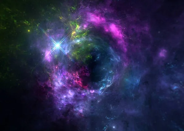 Universul Toată Materia Spațiul Existente Considerate Întreg Cosmosul Scenă Planete — Fotografie, imagine de stoc