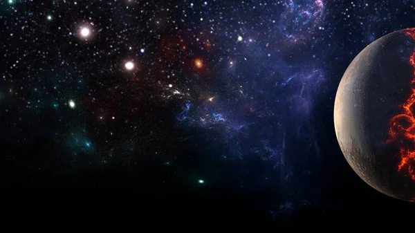 Planeten Melkweg Universum Sterrennacht Hemel Melkwegstelsel Met Sterren Ruimte Stof — Stockfoto