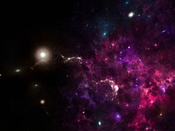 Abstract Wormhole Space Gas Dust Galaxy Stars Premium Photo Black — Stock Photo, Image