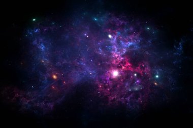 Uzayda gaz ve tozla soyut solucan deliği, galaksi ve yıldızlar Premium Fotoğrafı, parlayan yıldızlı siyah holespace arka planı