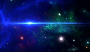 Kara delik, gezegenler ve galaksi, bilim kurgu duvar kağıdı. Derin uzayın güzelliği. Evrende milyarlarca galaksi Kozmik sanat arka planında