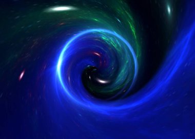 Kara delik, gezegenler ve galaksi, bilim kurgu duvar kağıdı. Derin uzayın güzelliği. Evrende milyarlarca galaksi Kozmik sanat arka planında