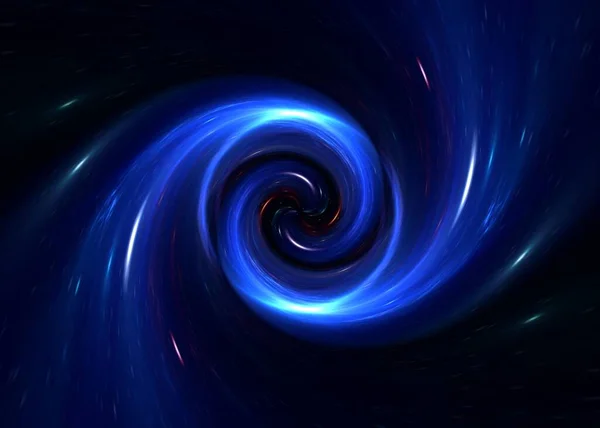 Agujero Negro Planetas Galaxia Fondo Pantalla Ciencia Ficción Belleza Del — Foto de Stock