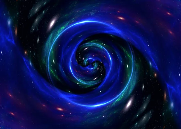 Buraco Negro Planetas Galáxia Papel Parede Ficção Científica Beleza Espaço — Fotografia de Stock