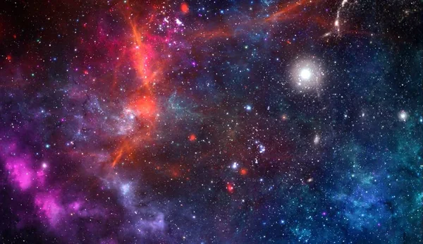 Agujero Negro Planetas Galaxia Fondo Pantalla Ciencia Ficción Belleza Del — Foto de Stock