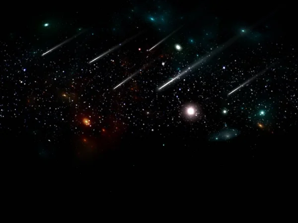 Viajes Espaciales Fondo Para Soñar Planetas Galaxia Universo Cielo Nocturno — Foto de Stock