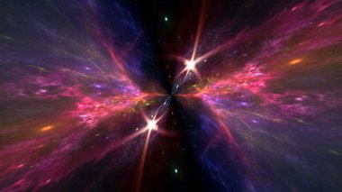 Kara delik, gezegenler ve galaksi. Bilim kurgu duvar kağıdı. Astronomi, evrenin, yıldızların, gezegenlerin ve galaksilerin bilimsel çalışmasıdır.