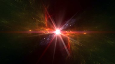 Kara delik, gezegenler ve galaksi. Bilim kurgu duvar kağıdı. Astronomi, evrenin, yıldızların, gezegenlerin ve galaksilerin bilimsel çalışmasıdır.