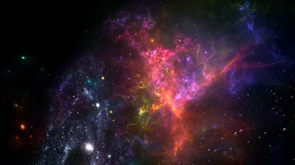 ブラックホールや惑星や銀河です Sf壁紙 天文学は 宇宙の星 銀河の科学的研究です — ストック写真
