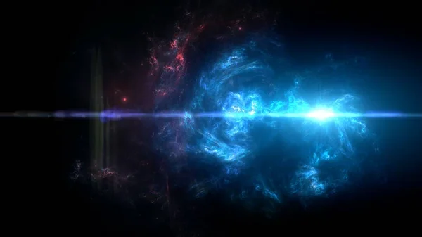 블랙홀 은하입니다 천문학은 은하를 과학적으로 연구하는 학문이다 — 스톡 사진