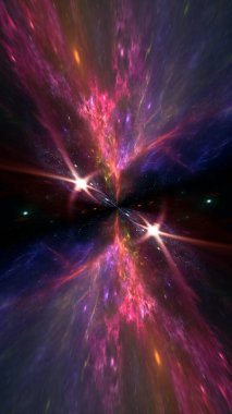 Kara delik, gezegenler ve galaksi, bilim kurgu duvar kağıdı. Derin uzayın güzelliği. Evrende milyarlarca galaksi kozmik sanat arka planı, dikey görüntü akıllı telefon arkaplanı için